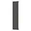 Вертикальний радіатор Navin Largo 452х1800-6, anticor, чорний муар 10-012033-4880, Чорний матовий - мініатюра 3