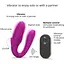 Вибратор для пар с пультом ДУ Love To Love Match Up - Sweet Orchid - миниатюра 2