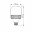 LED лампа VIDEX A118 50W E27 5000K - мініатюра 3