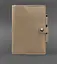 Кожаный блокнот (Софт-бук) 4.0 светло-бежевый - миниатюра 1