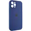 Чохол Epik Silicone Case Full Camera Protective AA для Apple iPhone 12 Pro 6.1 Синій/Deep navy - мініатюра 2