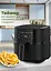 Многофункциональная мультипечь CROWNBERG AIR FRYER GRILL на 5 литров Аэрогриль, фритюрница без масла, аэрофритюрница Black
 - миниатюра 7
