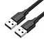 Кабель UGREEN USB 2.0 A Male to A Male Cable 1.5m (Black) - мініатюра 1