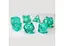 Набір кубиків Transparent 7 Dice Set - Aqua , 7 шт. (g7dtran07) - мініатюра 3