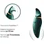 Дизайнерский вибратор 2 в 1 с язычком Zalo Hero Jewel Green и кристаллом Swarovski - миниатюра 4