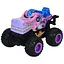 Інерційний джип-динозавр JU688-48, масштаб 1:36, звук і світло, гумові колеса, фіолетовий - мініатюра 1