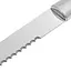Нож зубчатый кухонный для нарезки хлеба с длинной пилой из нержавеющей стали 48 см, Kitchen Master Серебристый 85528 - миниатюра 8