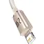 Кабель Baseus Crystal Shine Series Lightning 2.4A (1.2m) pink (CAJY001104) - мініатюра 3