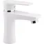 Змішувач для умивальника Brinex 35W 001 Білий - мініатюра 1