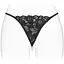 Трусики-стрінги Fashion Secret Venusina з перлинною ниткою Black - мініатюра 1