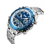 Наручний чоловічий годинник Skmei 1204 direct Синій - мініатюра 1