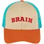 Кепка Brain Red Logo 58 Beige/coffee - миниатюра 2