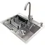 Комплект мийка + змішувач Romzha Arta U-550S (A) - мініатюра 1