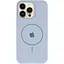 Чохол Epik Silicone Case Full Protective AA V2 with MagSafe для Apple iPhone 16 Pro Max 6.9 Блакитний/Lilac Blue - мініатюра 3