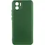 Чохол TPU GETMAN Liquid Silk Full Camera для Xiaomi Redmi A1 / A2 Зелений / Dark green - мініатюра 1