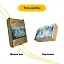 Дерев'яний фігурний пазл Ніагарський водоспад, А4, Дерев'яна коробка 100 елементів - мініатюра 4