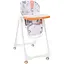 Стульчик для кормления Bambi M 5673-7 с принтом, экокожа White - миниатюра 1