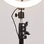 Кільцева світлодіодна LED лампа Flat Ring 10" + tripod 2.1m Black - мініатюра 4