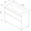 Тумба з умивальником AM.PM Hit 100 см підлогова білий M93A-FSX01002-WC01002WG38 Білий - мініатюра 11