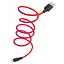 Кабель силіконовий Hoco X21 Plus Micro-USB 1 метр гнучкий червоний 6931474711878 - мініатюра 1