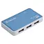 USB-Хаб Defender USB Hub Quadro Power 4-port USB2.0 активний, синьо-білий (83503) - мініатюра 1