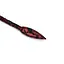 Батіг Liebe Seele Victorian Garden Lace і Vegan Leather Bull Whip 90 см чорний з червоним - мініатюра 6