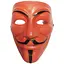 Маска Анонімуса Гай Фокс V - значить вендетта G-Toys червона - мініатюра 1