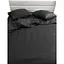 Комплект постельного белья Ecotton Black двуспальный полисатин черный (25302) - миниатюра 1