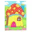 Дитяча мозаїка за номерами "Будиночок" Bambi 13-126-15 різнокольорові камінчики - мініатюра 1