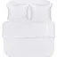 Постільна білизна Lotus Home Dakota Modern полуторний сатин біла (svt-2000022351416) - мініатюра 1