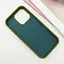 Чохол Silicone Case Full Protective (AA) для Apple iPhone 16 Pro (6.3) Зелений / Dark Olive - мініатюра 3