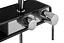 Душова система Corsan Klar Fiber chrome black CMN002BL, Хром - мініатюра 3