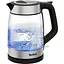 Электрочайник Tefal Glass Kettle с подсветкой черно-серебряный 1.7 л (KI605830) - миниатюра 1