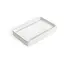 Мыльница Stilhaus Living настольная хром/белая керамика LV09AP08, Белый - миниатюра 1