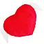 Подушка декоративная Сердце ангела FWPANGELHEART25RD 30 см - миниатюра 1