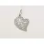 Золотая подвеска Столичная Ювелирная Фабрика Сердце с алмазной гранью. 422387Б - миниатюра 3