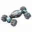Радіокерована машина-трансформер YJ 097-1 A-02, на роликових колесах, масштаб 1:12, акумулятор 7.4V, пульт 2.4GHz, Синя - мініатюра 1