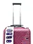 Валіза Маленька (S) Полікарбонат На 4-х подвійних колесах 50л POLO ПК014-S Рожевий - мініатюра 2
