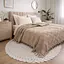 Плед-покривало Cotton TURComFor бавовна бежевий євро 200х230 см TC303375969 - мініатюра 1