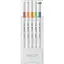 Набор лайнеров Uni Emott Fine Line Nature Color 0.4 мм 5 цветов (PEM-SY/5C.06NC) - миниатюра 1