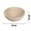 Кошик для вистоювання тіста хліба кругла з натурального ротанга з тканинним чохлом (діаметр 25 см), Kitchen Master Бежевий 87923 - мініатюра 10