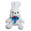 М'яка іграшка Заєць Степашка білого кольору 66см - мініатюра 1