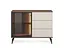 Комод з підсвіткою Вічі / Vici KSZ103 1-дверний з 3 шухлядами Горіх/кашемір Perfect Home Польща (PFH-091277) - мініатюра 3