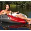 Надувное кресло с ручками Intex 56825 EU River Run. Диаметром 135см, подстаканники, трос - миниатюра 3