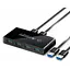 Комутатор KVM USB Switch Box 4 in 2 переключатель на 2 компьютера USB 3.0 - миниатюра 1