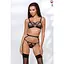 Бюстгальтер стрепи Meggy Bra black - Passion Exclusive 2XL/3XL - мініатюра 3