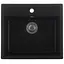 Кухонная мойка Zerix ZS-5751S-13 graphite ZX4601, Графит - миниатюра 1