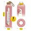 Пляшка для води 4FIZJO спортивна 1000 мл скляна Pink (P-5905973403887) - мініатюра 6