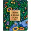 Блокнот для планирования Orner I have a brave plan цветы зеленый - миниатюра 1