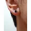 Срібні сережки Агні Крижинка з сапфіром. 2619/9Р-SPH - мініатюра 2